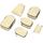 Cipway Kompressions Packwürfel Set für Reisen, Ultraleichter Erweiterbarer Verpackungsorganizer für Handgepäck Koffer (Vanilina Cream, 6 Stück), Größe: 6PCS, Farbe: Vanilina Cream