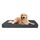 HMTOPE Orthopädisches Hundebett, 10cm Dicke Hundekissen für Mittelgrosse Hunde, Grosse Hunde, Abnehmbar und Waschbar Hundematte, rutschfeste Unterseite, Wasserdichtes Innenfutter, 112 cm, Dunkelgrau, Größe: L 112 x B 72 x H 10 cm, Farbe: Dunkelgrau