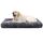 KSIIA Hundebett Grosse Hunde, Waschbar Hundekissen flauschig, Hundematte für grosse, mittelgrosse Hunde, rutschfeste Unterseite, atmungsaktiv, Haustierbett Hundematratze Dunkelgrau 90x60cm, Größe: L 90 x B 60 x H 8 cm, Farbe: Dunkelgrau