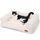 FUKUMARU Katzensofa Bett, Corduroy Gemütliches Katzenbett für drinnen mit abnehmbarem waschbarem Bezug, Stützendes Anti-Rutsch Hundebett Sofa für kleine Hunde, 72 x 52 x 22 cm, Mittel, Creme, Größe: L 72 x B 52 x H 22 cm, Farbe: Creme