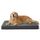 BEDSURE orthopädisches Hundekissen grosse Hunde - 104x74x9cm waschbares Hundebett mit 2 in 1 Memoryschaum, kuscheliges Hundematte Hundematratze, dunkelgrau, Größe: L 104 x B 74 x H 9 cm, Farbe: Dunkelgrau