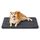 BEDSURE waschbar Hundematte Mittelgrosse Hunde - 89x56 cm Hundekissen mittelgrosse Hunde mit hochdichter Schaumstofffüllung, Sherpa-Plüsch waschbar Hundematratze, dunkelgrau, Größe: 89 x 56 cm, Farbe: Dunkelgrau