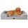 EHEYCIGA Orthopädisches Hundebett Grosse Hunde, 112x81cm, Memory Foam Hundekorb XL, Waschbar Hundesofa Wasserdicht rutschfest, Hundecouch mit Hohem Rand, Grau, Größe: L 112 x B 81 x H 18 cm, Farbe: Grau