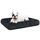 KSIIA Hundebett mittelgrosse Hunde Waschbar, Plüsch Hundekissen flauschig, 76x52cm, rutschfeste Unterseite, Hundematte für kleine, mittelgrosse Hunde, Hundekorb Hundematratze Haustierbett Schattengrau, Größe: L 76 x B 52 x H 7 cm, Farbe: Schattengrau