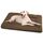 Baodan Hundebett Grosse Hunde Waschbar, 122x75 cm Hundekissen Flauschig mit rutschfeste Unterseite, XXL Hundebetten für Grosse Hunde, Braun, Größe: L 122 x B 75 x H 5 cm, Farbe: Braun