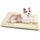 Baodan Hundebett Grosse Hunde, Hundekissen Waschbar Dog Bed - 106x71 cm Superweich Katzenbett mit Rutschfester Unterseite - Beige, Größe: L 106 x B 71 x H 5 cm, Farbe: Beige