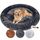 Wahre Tierliebe Orthopädisches Hundebett Deluxe für Kleine bis Grosse Hunde - Made in Germany - Waschbar & Formstabil - Flauschiges Hundekörbchen mit Hohem Rand für Sicherheit & Geborgenheit, Stil: S - 70cm, Farbe: Dunkelgrau