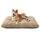 BEDSURE Hundebett Waschbar Gross - Hundekissen Bett Beruhigende Hundematratze mit Rutschfestem Boden, Warmes Kissen für Grosse Haustiere, Kamel, 89x58x8cm, Größe: L 89 x B 58 x H 8 cm, Farbe: Kamel