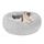 Hundebett Katzenbett Flauschig Rund aus Plüsch - Donut Kuscheliges Hundekissen Hundekorb Waschbar S/M/L/XL/XXL für Kleine, Mittelgrosse und Grosse Hunde, Katzen und Andere Haustiere (S-40cm, Hellgrau), Größe: L 40 x B 40 x H 13 cm, Farbe: Hellgrau