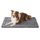 BEDSURE waschbar Hundematte Grosse Hunde - 104x69 cm Hundekissen waschbar für Grosse Hunde, Sherpa-Plüsch Hundebett gross mit hochdichter Schaumstofffüllung, grau, Größe: 104 x 69 cm, Farbe: Grau