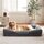 FURTIME Orthopädisches Hundebett Grosse Hunde, Memory Foam Hundekorb XL, Abnehmbar und Waschbar, rutschfeste Hundekörbchen, Hohem Rand Hundesofa, 107 x 81 x 19cm, Größe: L 107 x B 81 x H 19 cm, Farbe: Grau