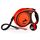 flexi® Xtreme L Gurt 8 m schwarz/orange, Roll-Leine für Hunde bis 55 kg, Größe: L: 8m (max. 55kg), Farbe: Orange