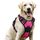 rabbitgoo Hundegeschirr Grosse Hunde, Anti Zug Geschirr mit Kontrolle, No Pull Verstellbar Hundegeschirr Mittelgrosse Hunde, Atmungsaktiv Reflexstreifen Brustgeschirr Sichere Führung, Rosarot, L, Größe: L (1er Pack), Farbe: Rosarot