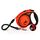 flexi® Xtreme S Gurt 5 m schwarz/orange, Roll-Leine für Hunde bis 20 kg, Größe: S: 5m (max. 20kg), Farbe: Orange