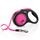 flexi® Neon M Gurt 5 m schwarz/neon-pink, Roll-Leine für Hunde bis 25 kg, Größe: M: 5m (max. 25kg), Farbe: Pink