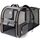 Lekespring Erweiterbar Katzenrucksack Hunderucksack für Katzen Hunde bis 8kg, Gross Katzen Rucksack Faltbare Haustier Rucksack mit Innerer Sicherheitsleine und Haustiermatte, Grau, Größe: L 32 x B 28 x H 42 cm, Farbe: Grau