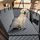JOEJOY Hundedecke Auto Rückbank, Autoschondecke Hund Rücksitz mit Seitenschutz und Sichtfenster, Hundeschutz Wasserdicht Kratzfest, Hundesitz Auto Rückbank für die meisten Autos, LKWs & SUVs, Grau, Größe: 135*45*54cm, Farbe: Grau