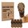 PICK FOR LIFE 2 Paar Anti-Rutsch-Hundesocken, Weiche Socken für den Pfotenschutz von Hunden mit verstellbarem Klettverschluss für den Innen, Größe: XL, Farbe: braun