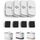 PETLIBRO Katzenbrunnen Filter 4er Pack für Dockstream Trinkbrunnen für Katze PLWF005, PLWF115, PLWF105, 2-Monats-Set Ersatzfilter für Katzentrinkbrunnen, Größe: 4 pack filter, Farbe: Weiß