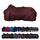 RL24 - Winterdecke Weidedecke 600D Basicline – atmungsaktive, Wind- & wasserdichte Outdoordecke mit Innenfutter & Kreuzbegurtung – Pferdedecke in Weinrot – 165cm (100g/m² Füllung), Größe: 165cm (100g/m² Füllung), Farbe: Weinrot