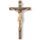 BC Katholisches Kruzifix-Wandkreuz, Jesus Christus, inspirierende Heimdekoration, religiöses Geschenk, 25,4 cm hoch, Renaissance-Skulptur, handgefertigt von Buildclassic, Größe: 25.4L x 25.4B cm, Farbe: Braun