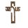 Ajuny Jesus Holz Wandkreuz Keltisches Handgeschnitzte religiöse Wanddeko, christliche Wohnkultur, Kruzifix Kreuz zum Aufhängen, Geschenk zur Taufe & Kommunion 15x10 Zoll (38x25 cm), Größe: 30L x 20B cm, Farbe: Erdtöne
