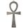 NileCart™ 21,6 cm grosses ägyptisches ANKH Kreuz aus Metall, hergestellt in Ägypten (antikes Silber), Farbe: Silber