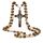 SANCTUM VERITAS Italian Rosary Blessed by Pope Francis Vatican Rome Holy Father Medal Cross Saint Benedict Patron Students Christian Veterans US Army solders Addiction Dependence Death, Farbe: Braun