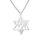 kkjoy Baum des Lebens mit Hexagramm Halskette Edelstahl Davidstern Anhänger Halskette Natur inspiriert spirituellen Schmuck für Frauen Männer, Farbe: Silber