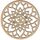CREATCABIN 12inch Om Lotus Wanddekor Holzwandkunst Kristallgitter Heilige Geometrie Lasergeschnittene Wandskulptur Hängendes Dekor Für Einweihungsparty Home Office Yoga Studio Dekoration, Farbe: Om Lotus Wanddekoration