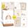 Giftota Meilensteinkarten Baby - 50 Meilensteinkarten inkl. Kartenständer aus Holz - Baby Geschenk für Junge und Mädchen - Boho Stil Meilensteinkarten, Farbe: Bunt Boho