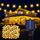Lichterkette Aussen Solar Wetterfest, 200 LED 3M+ 24M 8 Modi IP65 Warmweiss Outdoor Solarlichterkette Aussen Wetterfeste Lampions Kristallkugeln für Balkon Deko Terrassen Garten Weihnachten Partys, Größe: 200LED, Farbe: Warmweiß