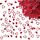 AIVEKE Herz Konfetti Hochzeit - Glitter Rot Konfetti für Geburtstag, Tischdeko, Heiratsantrag, Jahrestag, Valentinstag Dekoration, Farbe: Konfetti Herz Rot