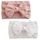 2 Stück Baby Turban Stirnband Baby Mädchen Nylon Stirnbänder Baby Schleife Stirnband Weiche Schleife Kopfbedeckung Elastische Haarbänder für Neugeborene, Kleinkinder (Rosa und Weiss), Farbe: 2 Stück Baby-Turban-Stirnband
