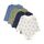 Pippi Unisex Baby Body Ls Ao-printed (4-pack) Underwear, Größe: 50, Farbe: Khaki