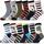 ANTSANG Stoppersocken Kinder Baby Jungen Socken Anti Rutsch / Rutschfeste Geschenk Socken Baumwolle Antirutschsocken für Kinder Jungen Kleinkind 12 Paar, Größe: 19-22, Farbe: Braun gestreift (12 Paar)