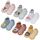 Vicloon rutschfeste Socken für Baby, 6 Paar Baby Socken Baumwolle, Kleinkind Socken Baby, kurz Kinder Anti Rutsch SockenKinder Anti Rutsch Socken for Babies Toddlers and Kids, Größe: 6-12 Monate, Farbe: 6paar Tierstil 1