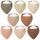 Bearmoss Lätzchen Baby Dreieckstuch Baby Musselin Halstuch Baby für Junge und Mädchen,100% Baumwolle Halstuch Baby Verstellbare 8 Stück, Farbe: Kokosnuss-Mocca