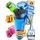 Funkelfuchs® - Trinkflasche für Kinder – 500ml, Blau – Kohlensäure geeignet - 100% auslaufsicher - Wasserflasche spülmaschinenfest - für Kindergarten, Einschulung, Schule, Sport, Größe: 500 ml, Farbe: Blau