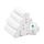 ZOLLNER 10er Set Waschlappen für Babys - in 35x50 cm aus Baumwolle - hautfreundliche Waschtücher - besonders weich und hautsympathisch - waschbar bis 95°C - in weiss, Größe: 10er Set 35x50 cm, Farbe: Weiß
