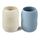 PandaEar 2 Stück Baby Trinkbecher ab 4 6 12 Monate | Silikon Kinderbecher Trinklernbecher Mehrweg Baby Becher | Snack and Drink Cup für Kinder und Kleinkinder, 100% Silikon, Blau/Weiss, Größe: 2 Count (Pack of 1), Farbe: Blau/Weiß