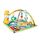 Fisher-Price 3-in-1 Rainforest Spieldecke für Babys, Spielmatte und sensorische Spielzeuge für das Spielen in der Bauchlage, Regenwalddesign, ab der Geburt, HJW08, Farbe: Party