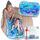 Mallie® Wassermatte Baby XXL 95x75 CM [100% BPA & Schadstoff-Frei] ab 3, 6 und 9 Monate im Ozean Blau Design I Baby Spielzeug, Spielzeug Ab 6 Monate als Wassermatte Baby und Baby Spielzeug 6 Monate, Größe: XXL, Farbe: Blau