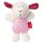 SIGIKID 41189 Rassel Schaf Red Stars Mädchen und Jungen Babyspielzeug empfohlen ab Geburt rosa, Mustername:: empfohlen ab Geburt, Farbe: Rosa