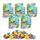 CRAZE INKEE Bath Drops | 5er Pack Badetabletten zum Farben Lernen, Badefarben für Kinder Badewanne - 80 Badekugeln Kinder mit Erdbeer-Duft, 1 Stück (5er Pack), Größe: 1 stück (5er Pack), Farbe: Inkee Drops 5er Bundles