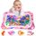 Infinno Wassermatte Baby Wasserspielmatte Spielzeug, Spielmatte Baby für 3 6 9 Monate (Rosenpulver), Größe: 26 x 20 Zoll, Farbe: Rosa
