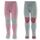 Petinard Label Krabbelstrumpfhose 2er-Pack ABS Sohle für Baby Mädchen, Strumpfhose mit Anti Rutsch Noppen, Größe: 74, Farbe: Rosa