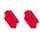 Fruit of the Loom Jungen T-Shirt (2er oder 10er Pack), Größe: 2 of 14-15 Jahre, Farbe: Rot
