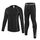 Leeboom Thermounterwäsche Kinder Fussball Skiunterwäsche Kinder Atmungsaktiv Funktionsunterwäsche Schnelltrocknend für Training Skifahren Radsport (Oberteil + Hose), Größe: L-Size 26 (134/140) 130-140CM, Farbe: 200g