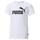PUMA Boy's ESS Logo Tee B Tee, Größe: 128 (Packung mit 2), Farbe: Puma White